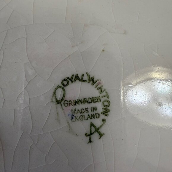 Royal Winton Grimwades Pink Cottage Pedestal Dish Vintage English Lustreware‎ - Picture 9 of 9